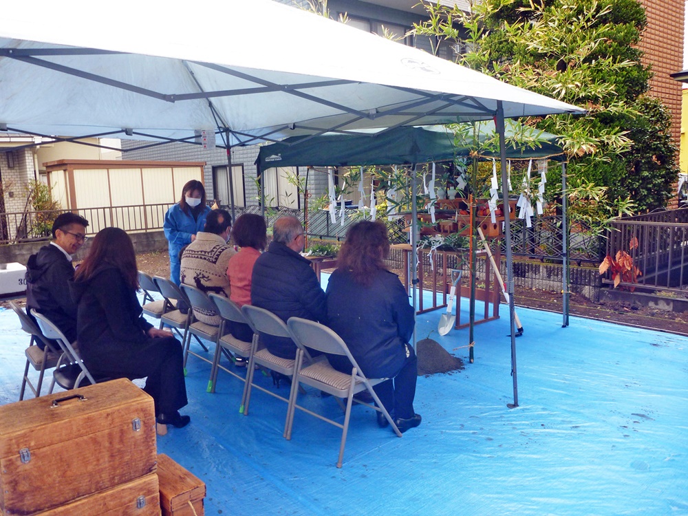 青梅市Ｕ様邸-地鎮祭-