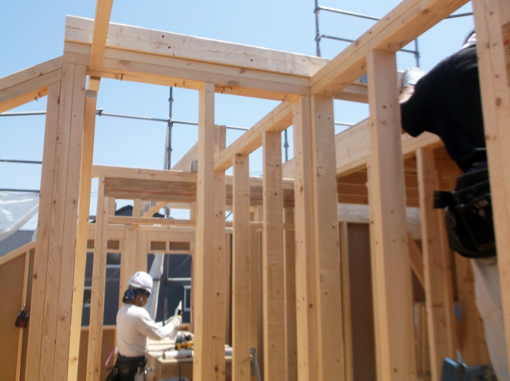 府中市Ｋ様邸-建方工事2階-