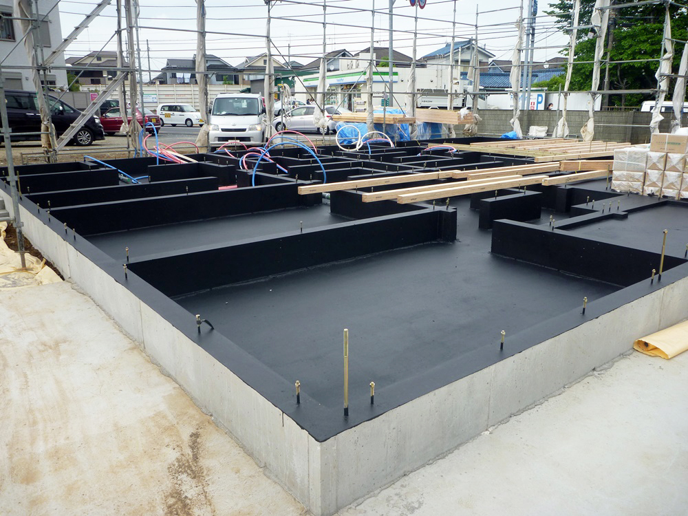 八王子市Ｓ様邸-基礎炭工事-