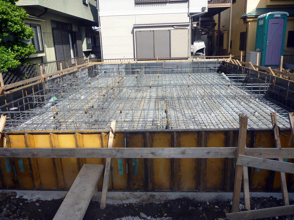 青梅市Ｕ様邸-配筋工事-