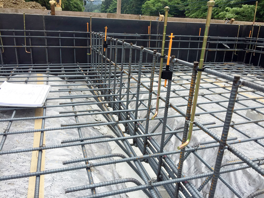 西多摩郡日の出町Ｈ様邸-配筋工事-