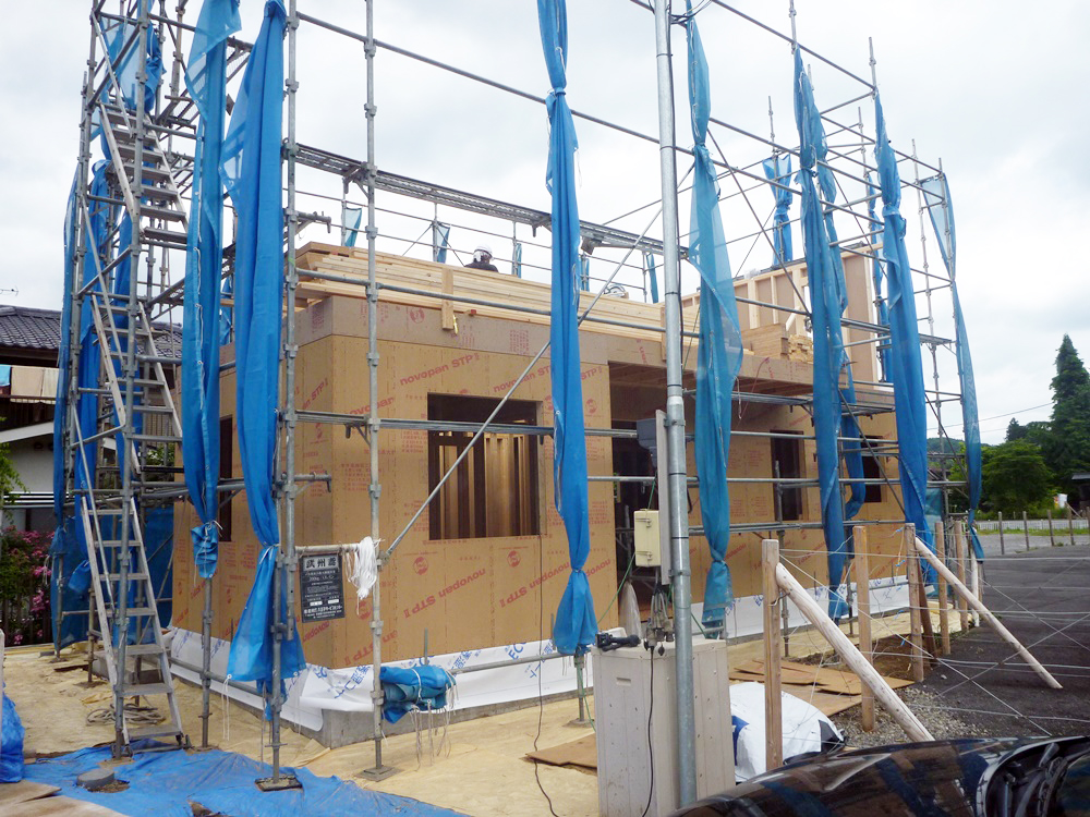 青梅市F様邸-フレーミング工事1階-