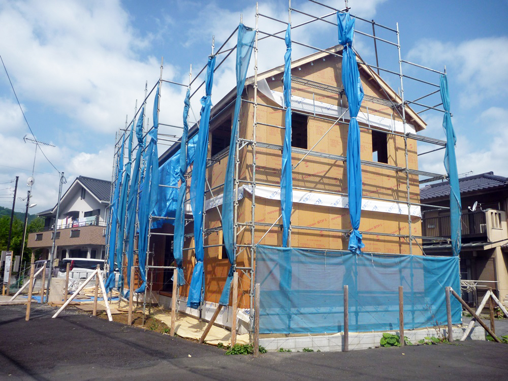 青梅市F様邸-フレーミング工事完了-