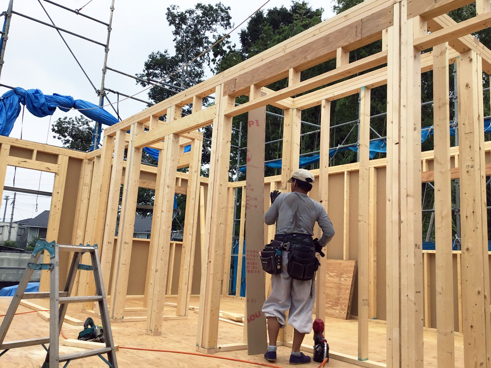 相模原市 A様邸-１F壁工事-