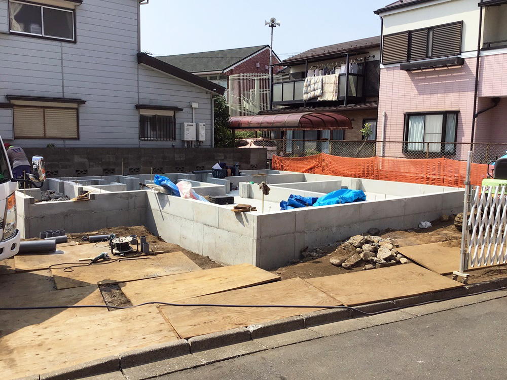 昭島市 Y様邸-基礎完成-