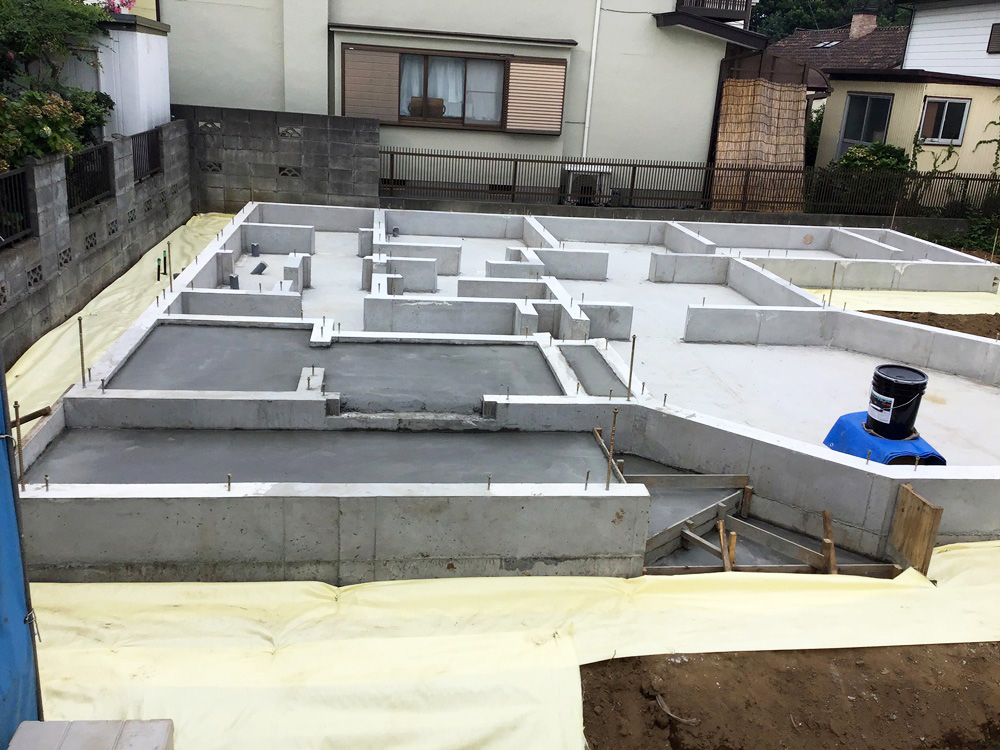八王子市 I様邸-基礎完成-