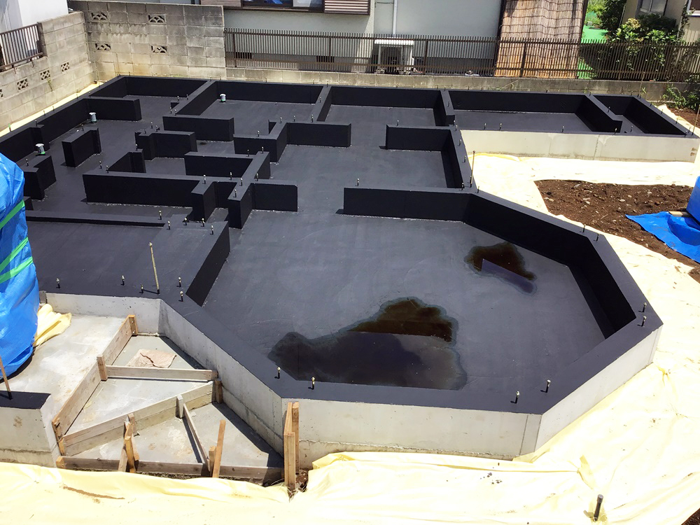 八王子市 I様邸-基礎炭防蟻-