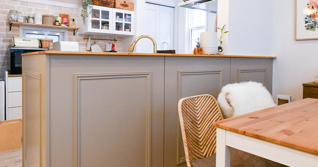 完成見学会/海外風キッチンのある家