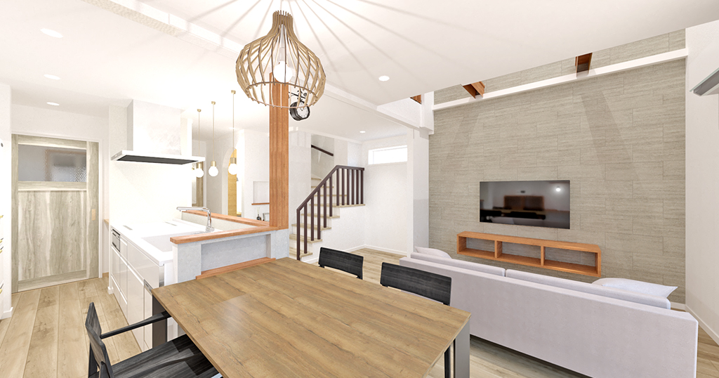 完成見学会/ナチュラルテイストの「韓国インテリア」のおうち