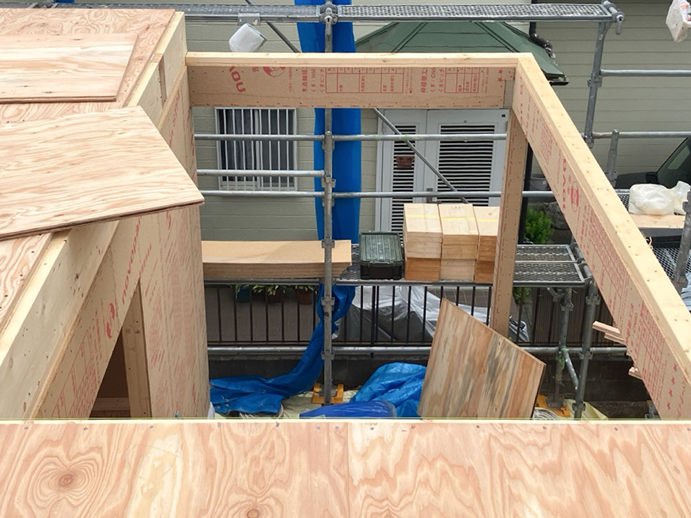 町田市 I様邸 -2F建方-