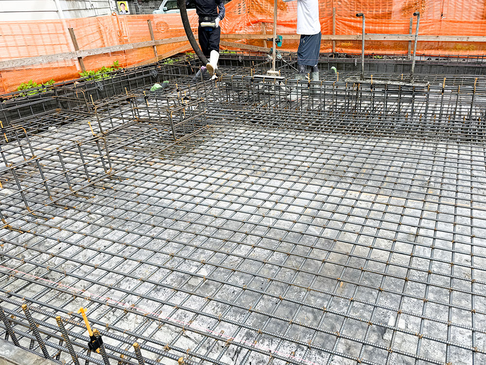 厚木市 Y様邸 -基礎配筋-