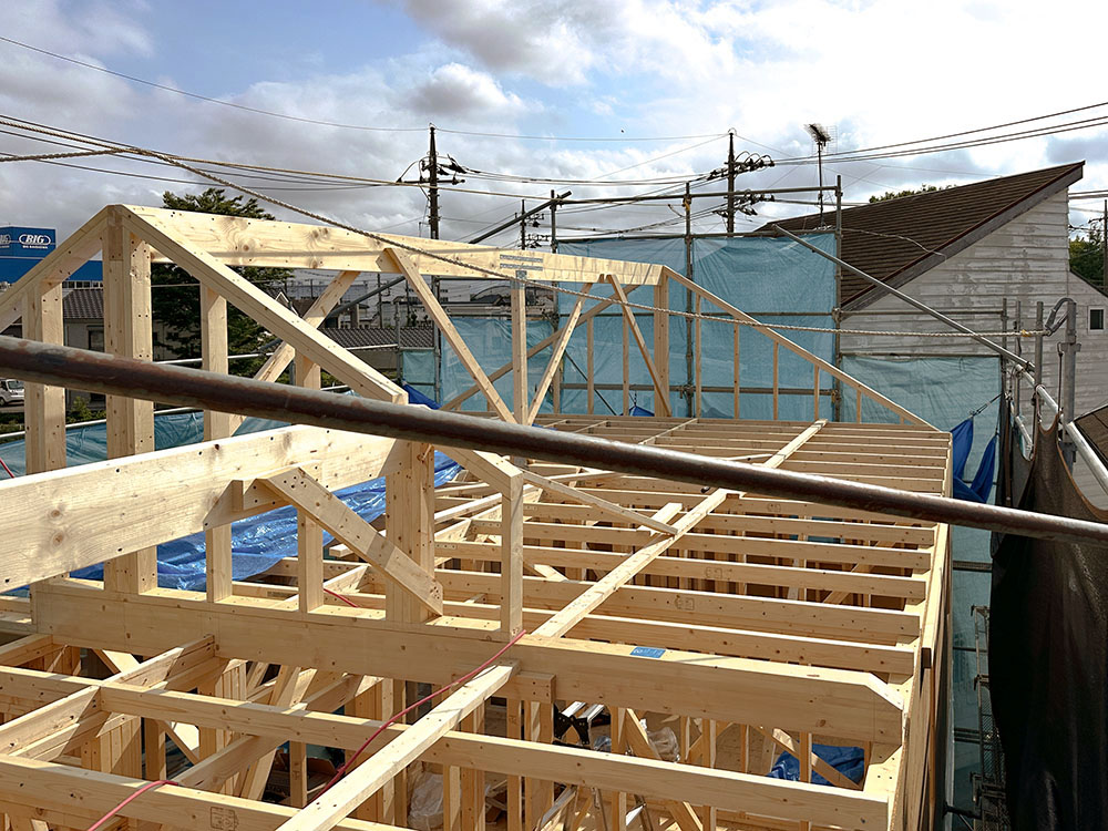 厚木市 Y様邸 -2F建方-