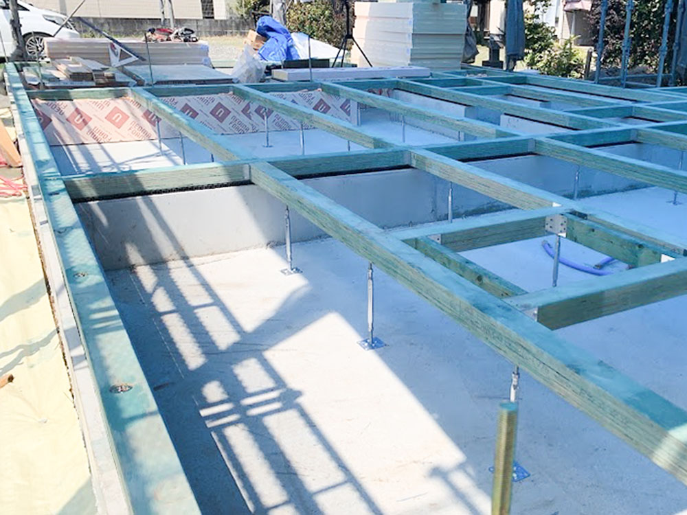 八王子市 K様邸 -土台敷-