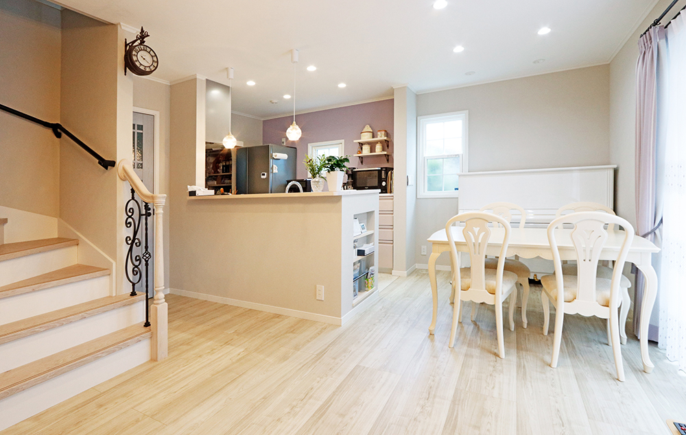 シャビーシックテイストの家