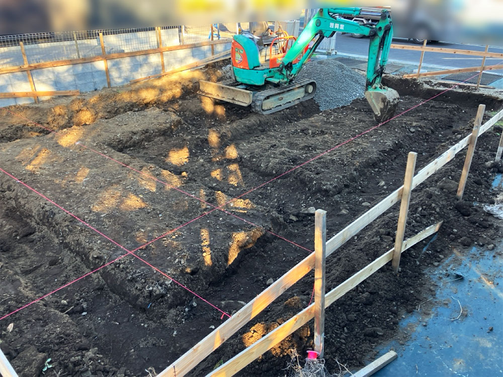 昭島市 K様邸 -基礎着工-