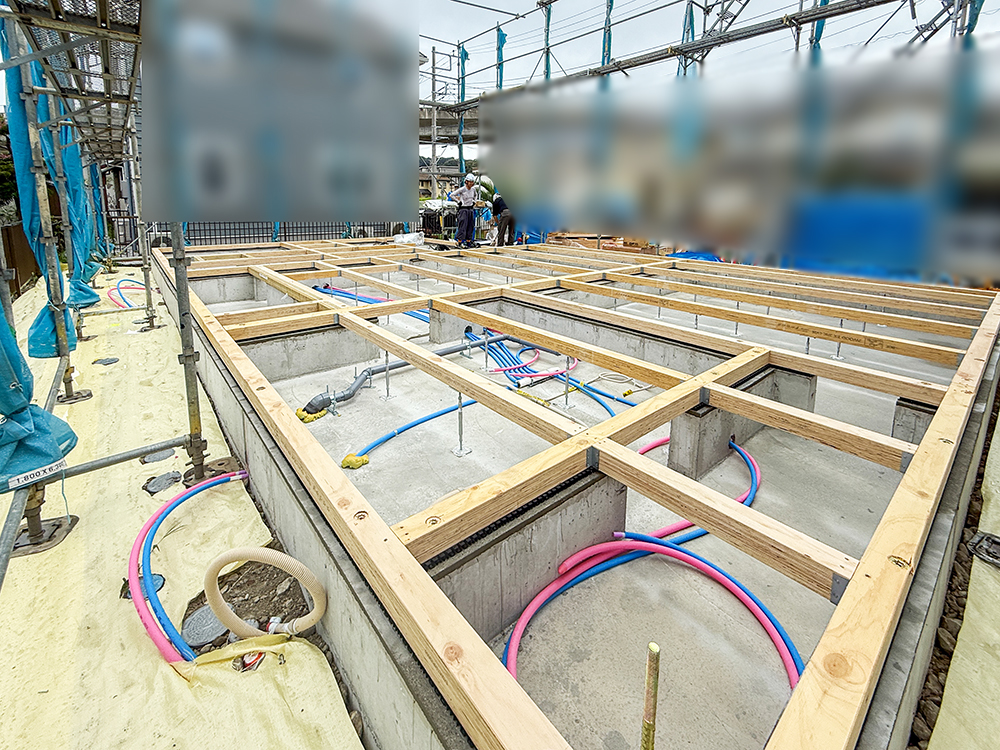 横須賀市 M様邸 -土台敷-