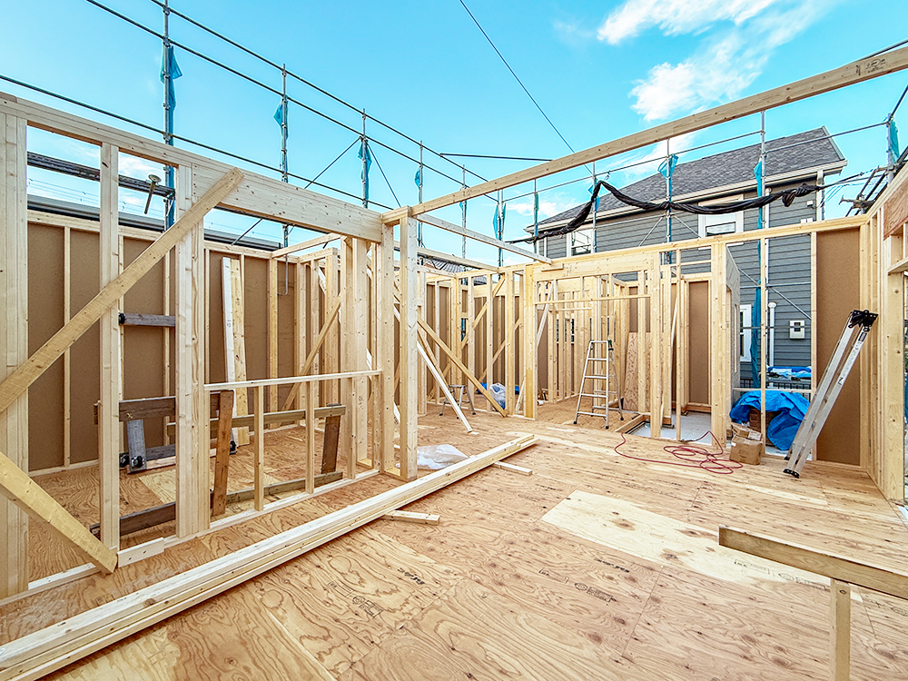 横須賀市 M様邸 -1F建方-