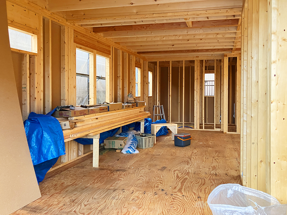 さいたま市 M様邸 -1F建方-