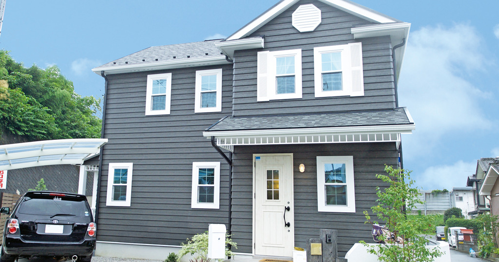 完成見学会/アメリカンテイストのかっこいいお家