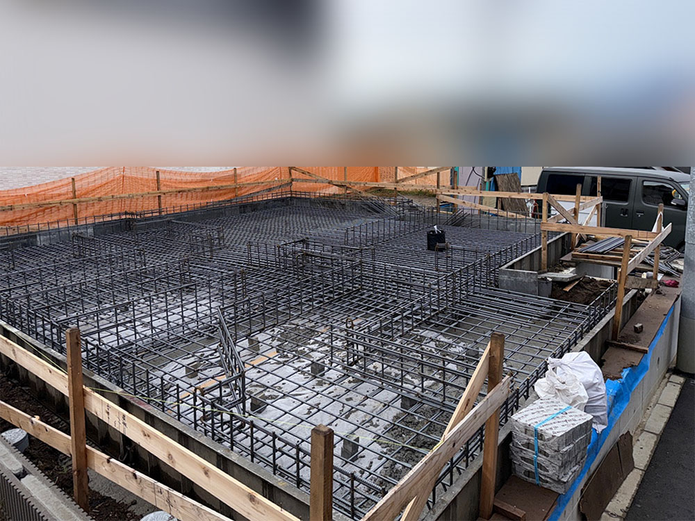 座間市 H様邸 -基礎配筋-