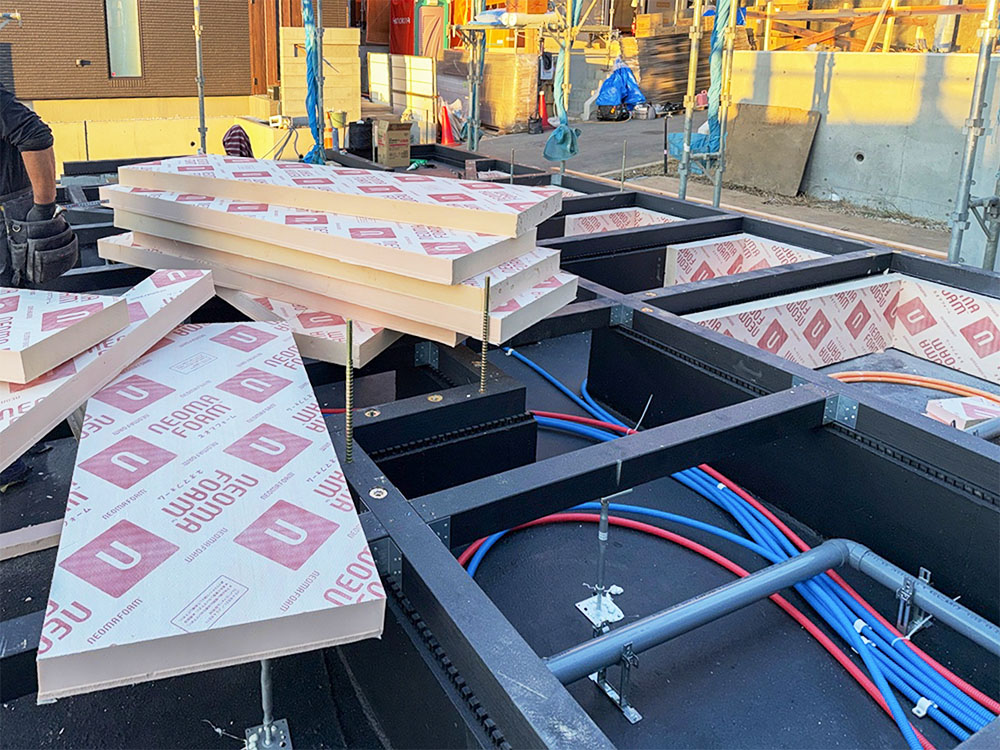 座間市 H様邸 -土台敷-