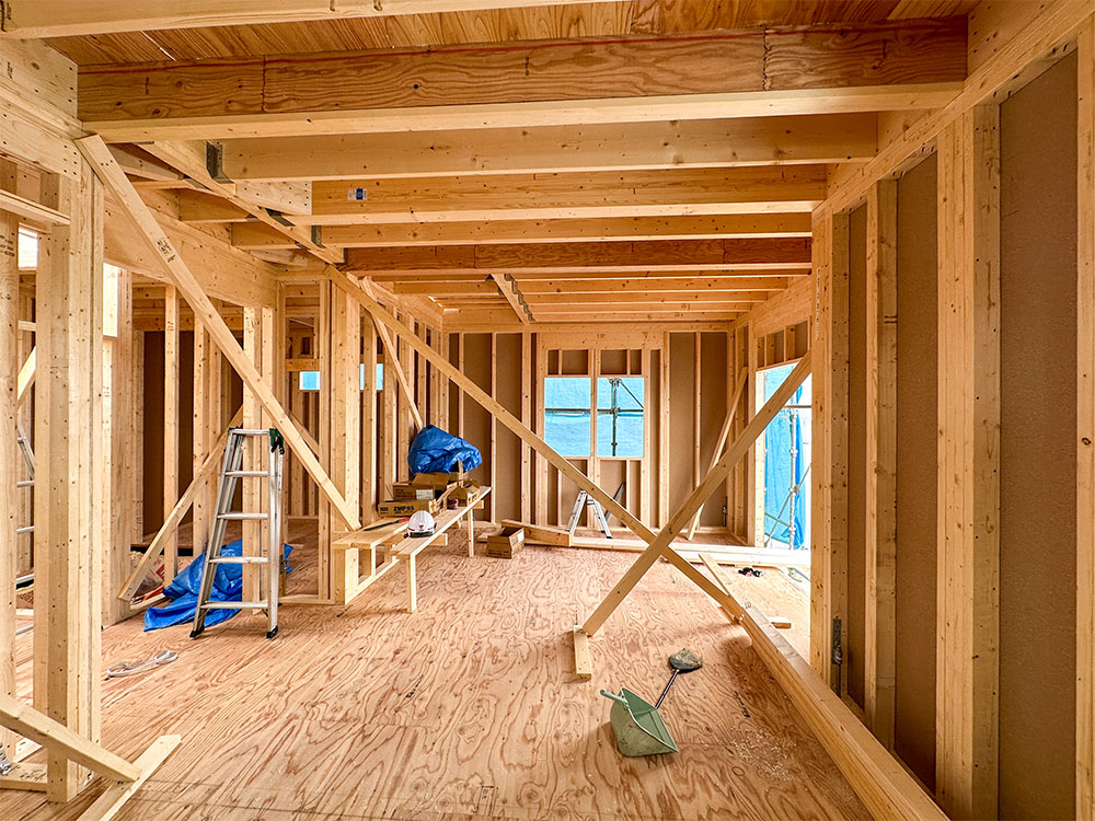 座間市 H様邸 -1F建方-