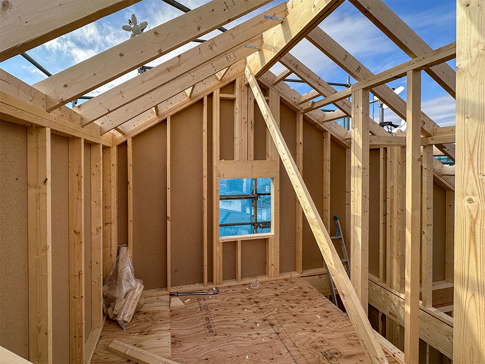 座間市 H様邸 -2F建方-