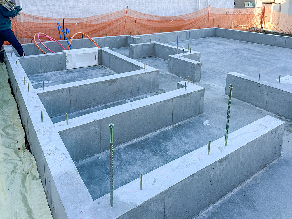 座間市 H様邸 -基礎完了-