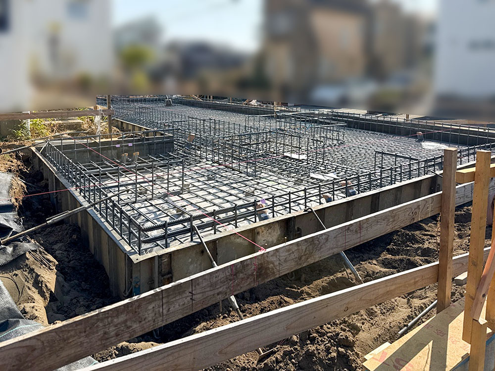 藤沢市 K様邸 -基礎配筋-