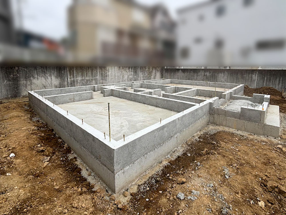 多摩市 I様邸 -基礎完了-