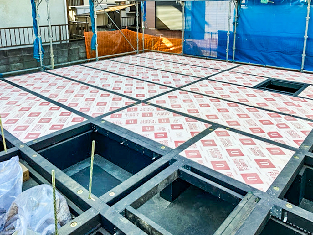 東大和市 O様邸 -土台敷-