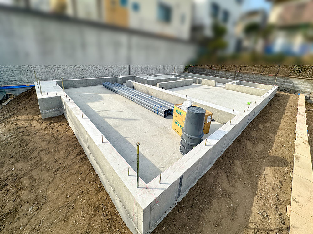 鎌倉市 H様邸 -基礎完了-