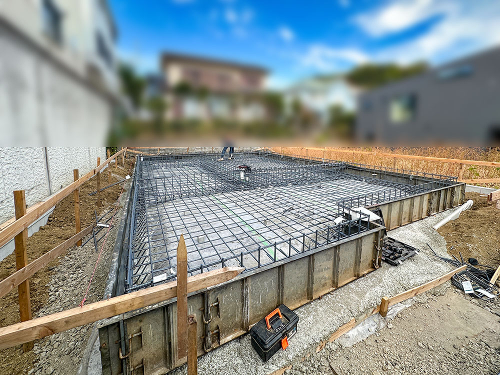 鎌倉市 H様邸 -基礎配筋-