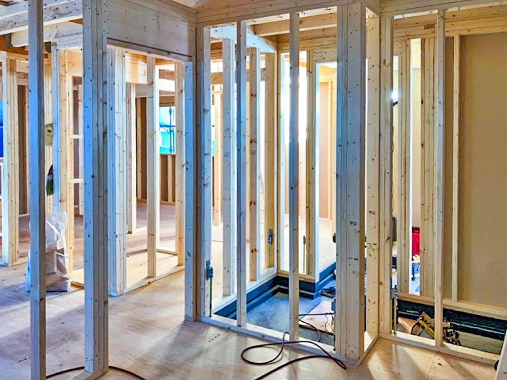 東大和市 O様邸 -1F建方-