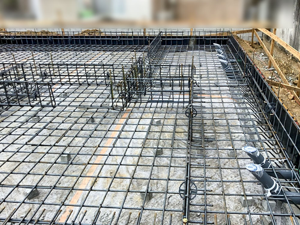 多摩市 I様邸 -基礎配筋-