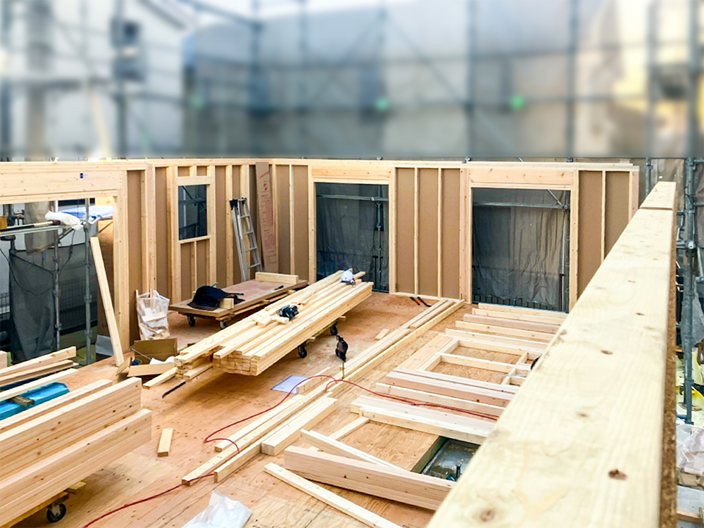 相模原市 T様邸 -1F建方-