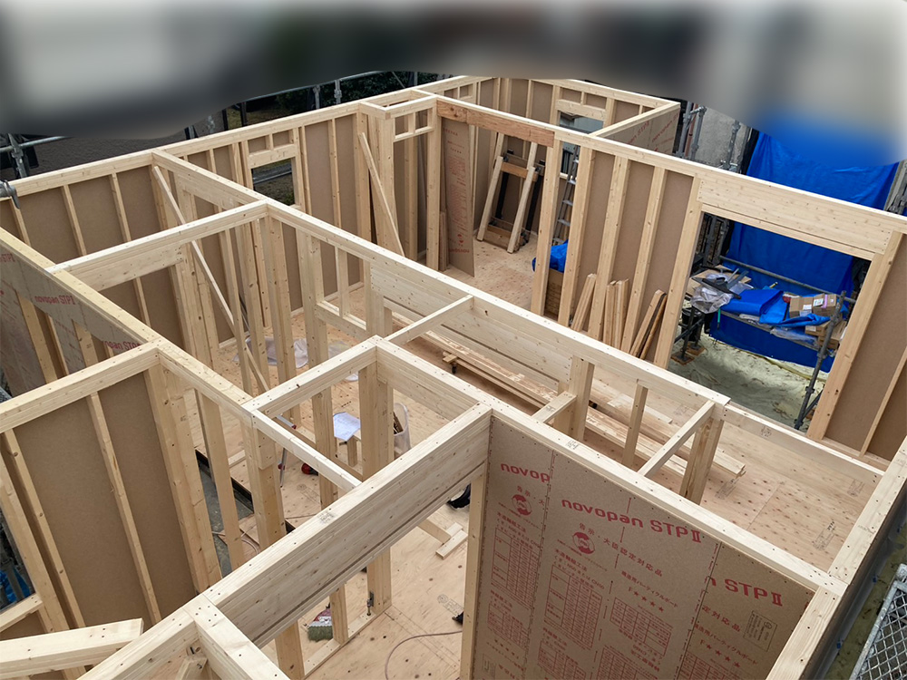 八王子市 H様邸 -1F建方-