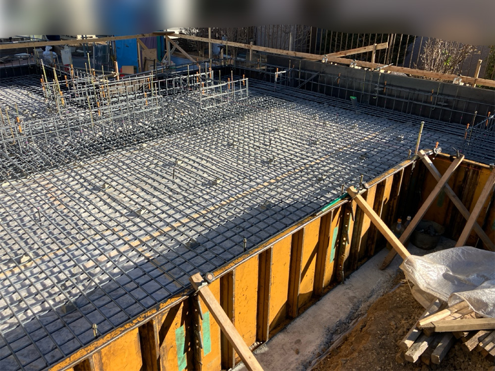 八王子市 H様邸 -基礎配筋-