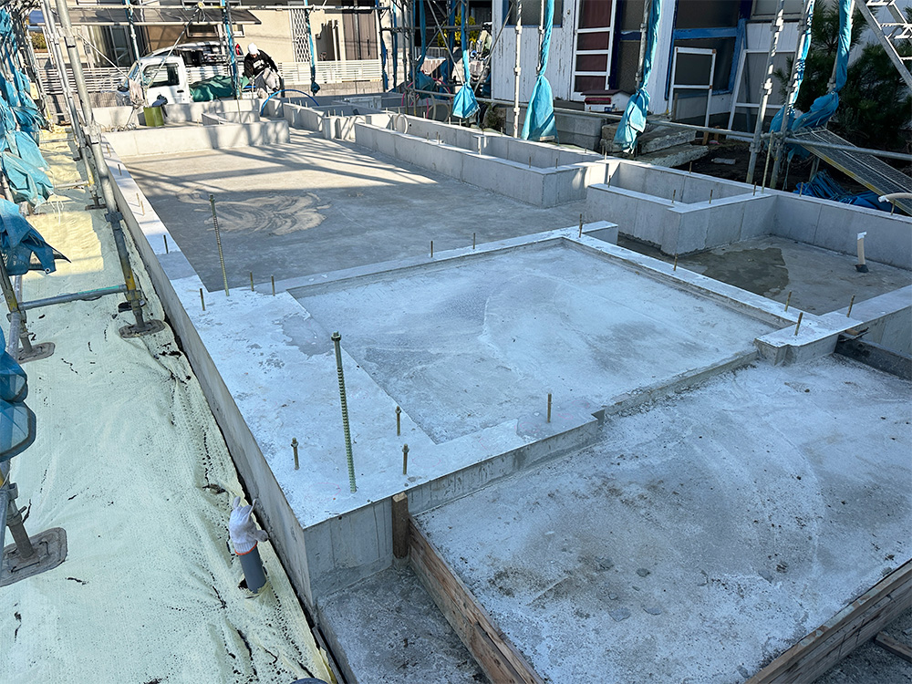 藤沢市 K様邸 -基礎完了-