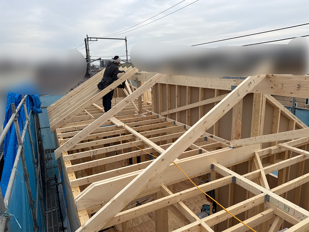 藤沢市 K様邸 -2F建方-