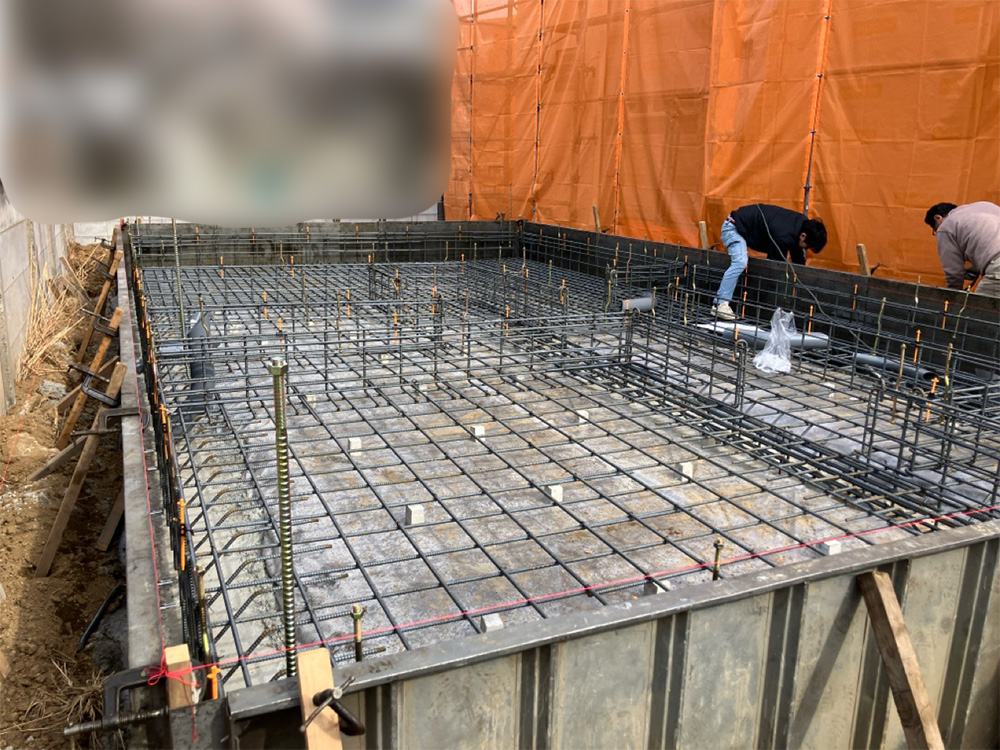 杉並区 T様邸 -基礎配筋-