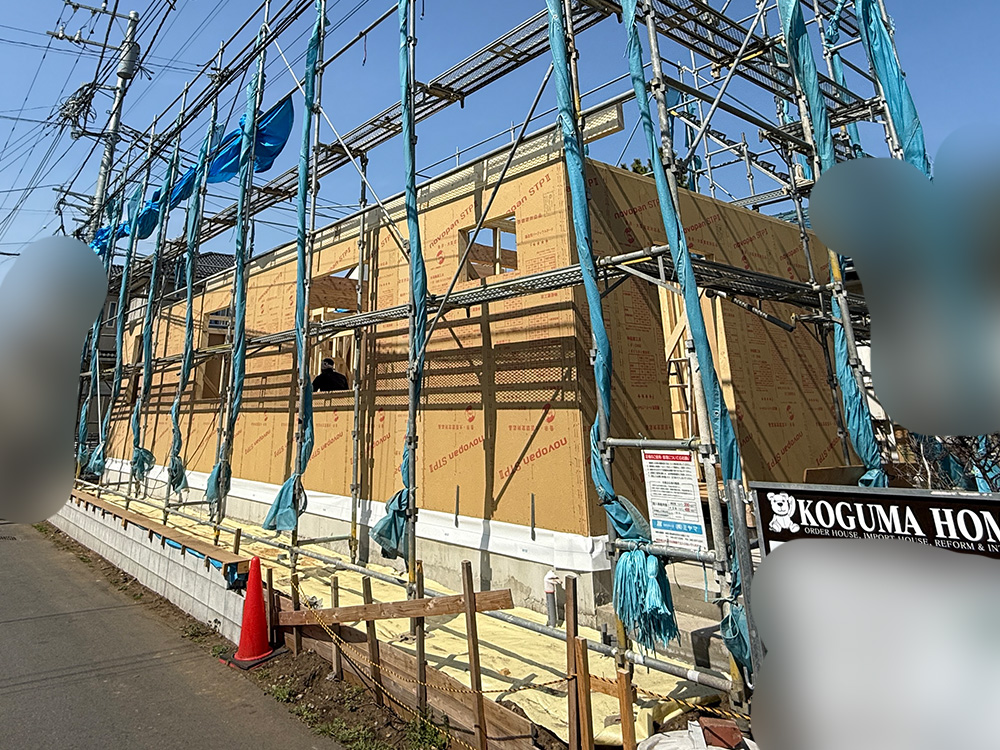 藤沢市 K様邸 -1F建方-