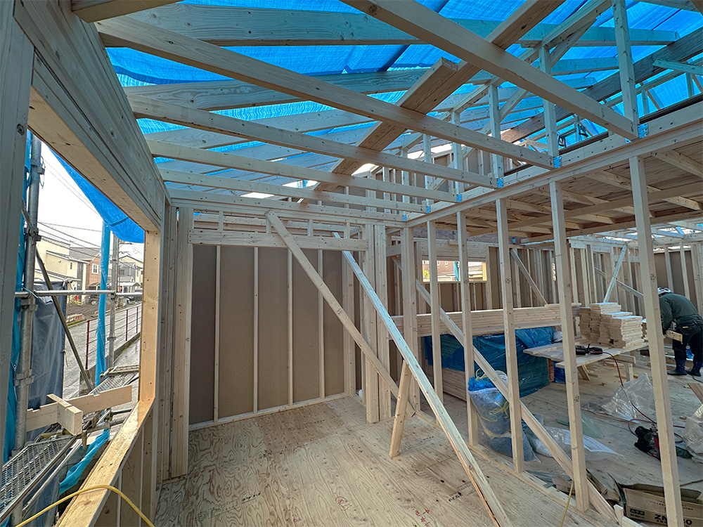 秦野市 T様邸 -2F建方-